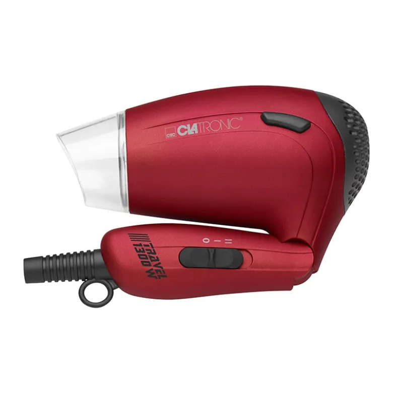 Sèche-cheveux 1200w clatronic htd 3429 rouge