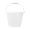 Seau blanc en zinc