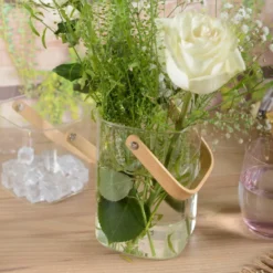 Seau à glaçons avec manche en bois
