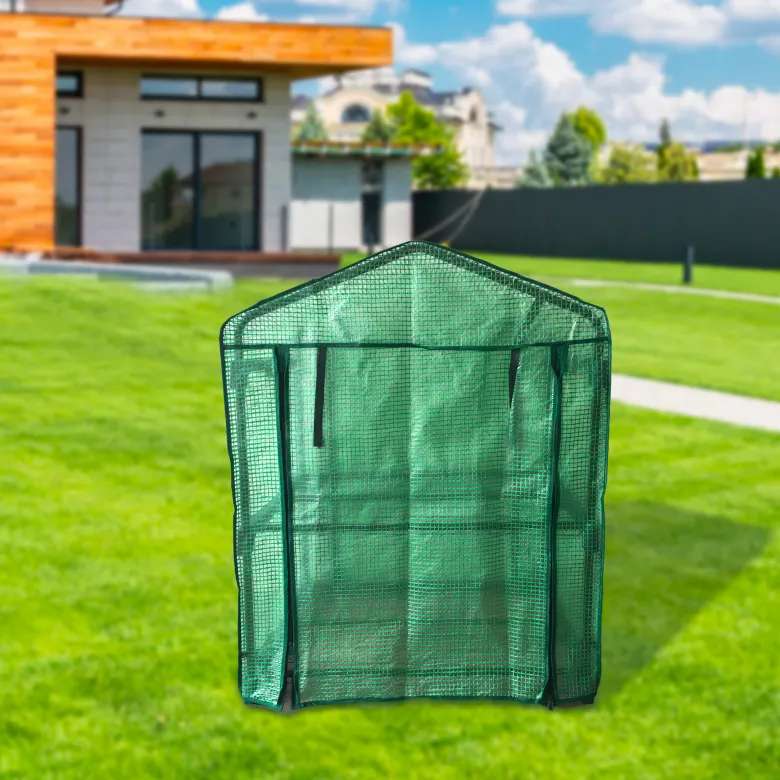 Serre de jardin etagère 2 en 1 pour fleurs, plantes - toile résistante armée