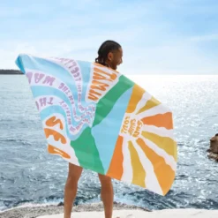 Serviette de plage microfibre Sea