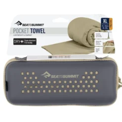 Serviette microfibre sea to summit pocket towel xl 75x150 sable