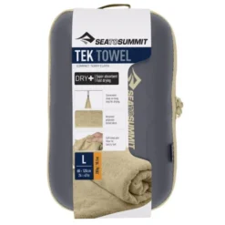 Serviette microfibre sea to summit tek towel l 60x120 sable