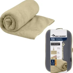 Serviette microfibre sea to summit tek towel l 60x120 sable