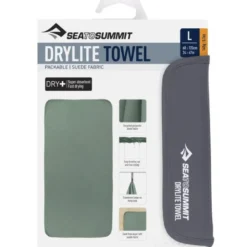 Serviette microfibre sea to summit drylite towel l 60x120 verte