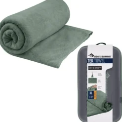 Serviette microfibre sea to summit tek towel xl 75x150 verte