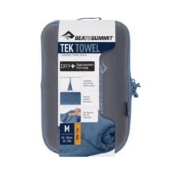 Serviette microfibre sea to summit tek towel m 50x100 bleu nuit