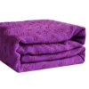 Serviette tapis yoga antidérapante viole