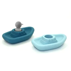 Set bateaux & capitaine, bleu