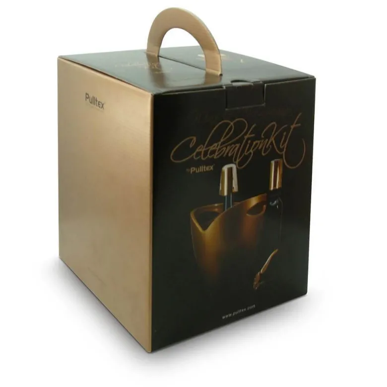 Set célébration gold vin& champagne