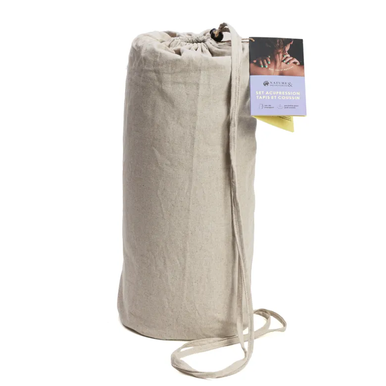 Set d'acupression tapis oreiller et housse de transport