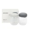 Set de petits pots en verre borosilicaté 180 ml - cloud &nbsp; storm