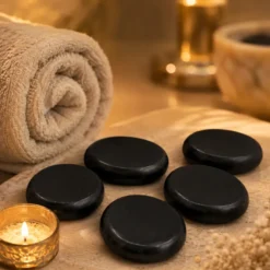 Set de 5 pierres chaudes de massage