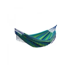 Set support bois avec hamac double franges confortable