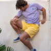 Short en velours jaune - xxl