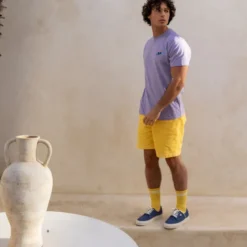 Short en velours jaune - xxl