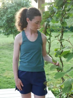 Short pyjama vanneau bleu marine L