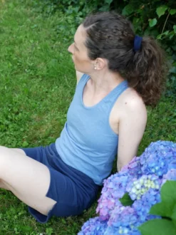 Short pyjama vanneau bleu marine L