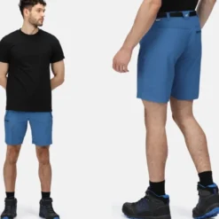 Short regatta xert stretch short iii bleu