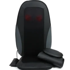Siège de massage shiatsu chauffant dos complet 4 têtes rotatives détente ciblée
