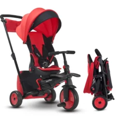 Smartrike tricycle pliable str7 rouge
