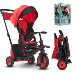 Smartrike tricycle pliable str7 rouge