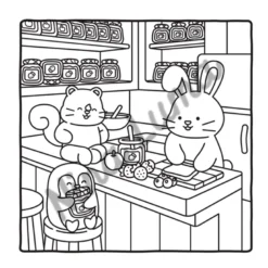Snuggly Friends Petites boutiques cosy Coloriages fun et mignons