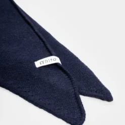 Sophie Scarf en laine recyclée mixte Bleu foncé