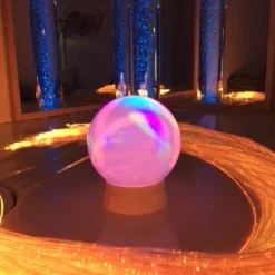 Sphère à motifs changeant de couleurs