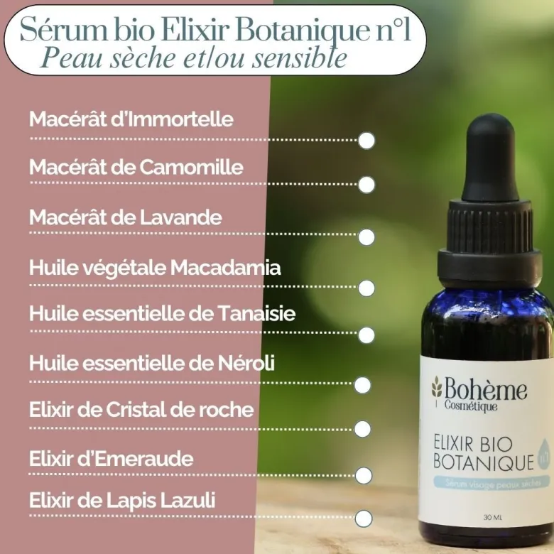 Sérum bio peaux sèches n° 1