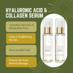 2 sérums a. Hyaluronic & collagène