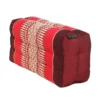 Standard - lot de 2 coussins de yoga et méditation zafu - rouge &nbsp; turquoise Multicolore