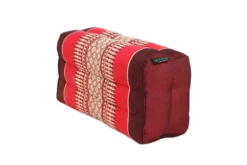 Standard - lot de 2 coussins de yoga et méditation zafu - rouge &nbsp; turquoise Multicolore