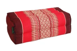 Standard - lot de 2 coussins de yoga et méditation zafu - rouge turquoise Multicolore