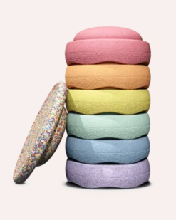 Stapelstein® rainbow set pastel