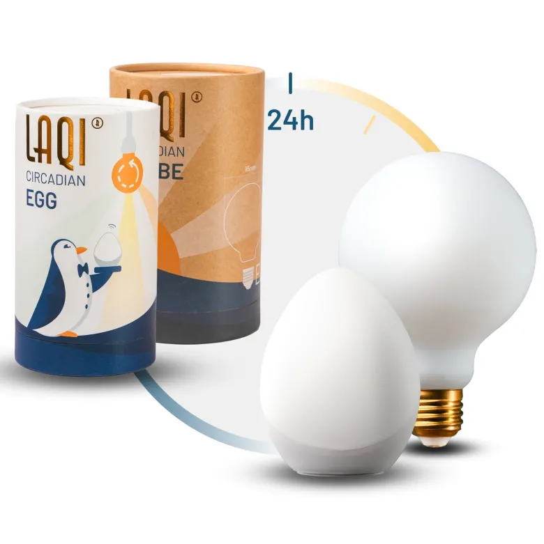 Starter kit laqi (globe) - éclairage circadien automatique pour mieux dormir