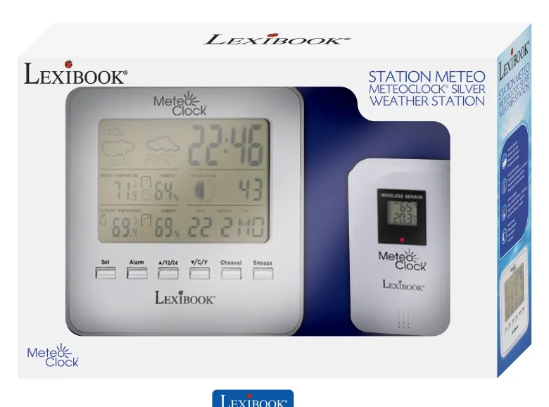 Station meteo meteoclock silver