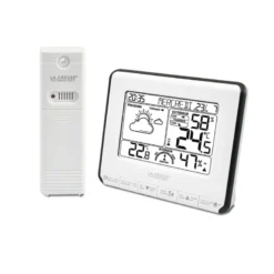 Station météo, alertes, confort , noir