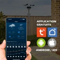 Station météo professionnelle connectée wifi – 8 en 1