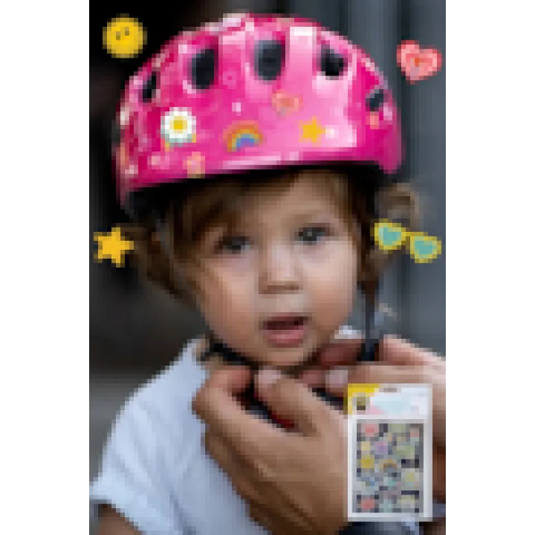 Stickers autocollants réfléchissants vélo de titouan fun