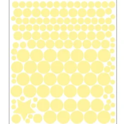 Stickers pastilles phosphorescentes (20 x 16 cm)