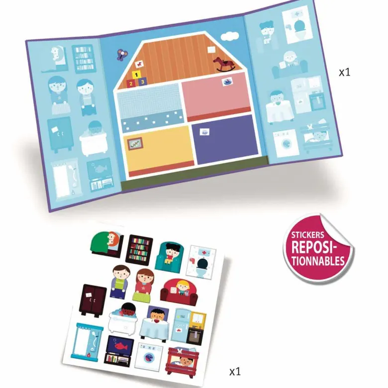 Stickers pour les petits la maison