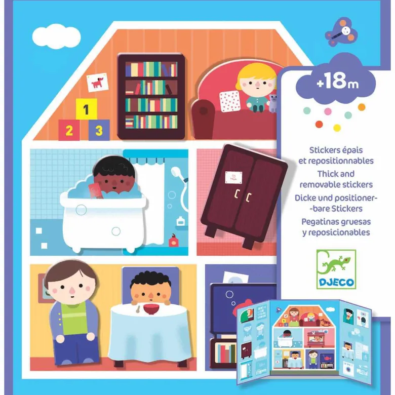 Stickers pour les petits la maison