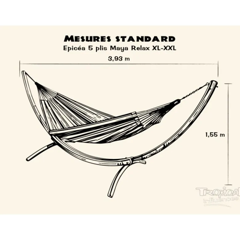 Support hamac maya relax barbacoa xxl