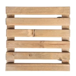 Support plantes à roulettes carré 29 cm