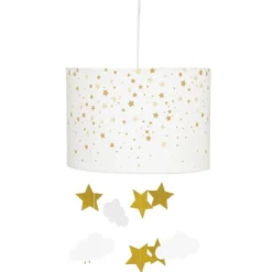 Suspension blanc et ocre