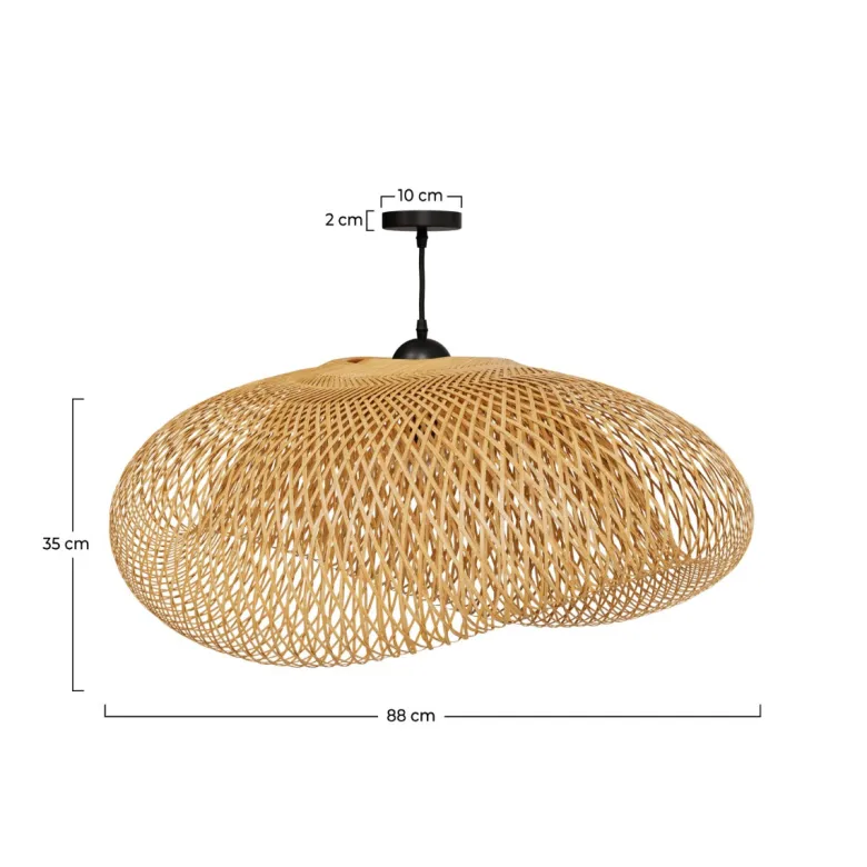 Suspension en bambou naturel d88 cm - anya