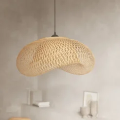 Suspension en bambou naturel d88 cm - anya