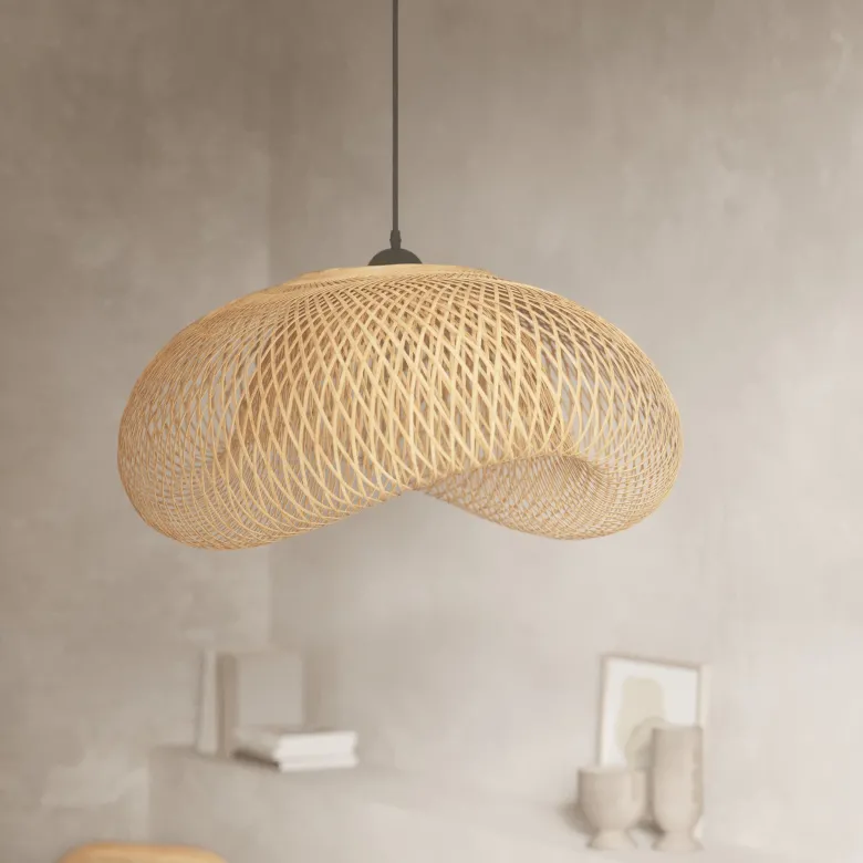 Suspension en bambou naturel d88 cm - anya