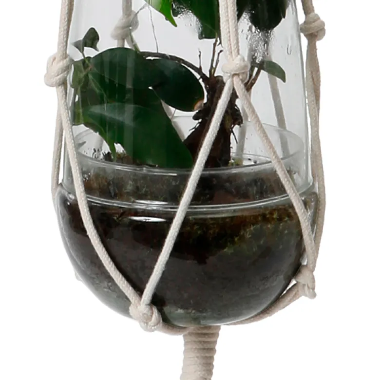 Suspension en macramé 90cm
